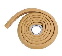 Puthernm 2M Protección Para Niños Mesa Guardia Tira Productos De Seguridad Para Bebés Borde De Vidrio Muebles Horror Barra De Choque Espuma De Esquina Parachoques Colisión (Color Madera)