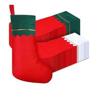 Puthernm 36 Piezas Medias NavideñAs Medias para Regalos de Fiesta Medias Decorativas NavideñAs Medias NavideñAs RúSticas de Papá para DíAs Festivos