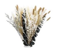 Puthernm 45 Piezas de Hierba de Pampa, DecoracióN, Flores Secas Esponjosas Naturales para DecoracióN del Hogar, DecoracióN de BañO Bohemio, DecoracióN de Oficina