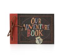Puthernm A áLbum de Fotos de áLbum de Recortes, Nuestro áLbum de Recortes de Libros de Aventuras, áLbum de Recortes de Viaje de Tapa para Aniversario, Boda, Viajes
