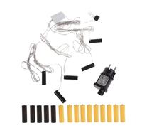 Puthernm Adaptador de Fuente de Alimentación con Cancelación de Batería AA, Reemplaza 2 Baterías AA, para Varios Productos Alimentados por Batería 3v Lr6/Aa, Enchufe de la UE