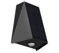 Puthernm Alumbrado Solar de Pared IluminacióN Exterior Arriba-Abajo LáMpara LED Luces de BañO de Pared Solares para Patio JardíN 2 Luces