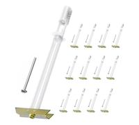 Puthernm Anclaje para Paneles de Yeso con Pernos Incluidos para 1/4 In-20, Anclajes Huecos para Paneles Yeso para Kit Montaje de TV, Cada en Paneles de Yeso de 1/2 Pulgadas, 12 Piezas