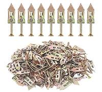 Puthernm Anclajes Autoperforantes para Paneles de Yeso con Tornillos, Kit de Anclaje para Huecas con Tornillos, Adecuado para Tableros Aislantes de, Estantes