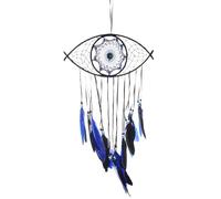 Puthernm AtrapasueñOs de Mal de Ojo para Dormitorio AtrapasueñOs de Macramé Tejido una Mano Colgante de Pared DecoracióN del Hogar Regalo de BendicióN de Buena Suerte, 3