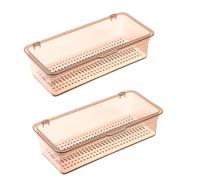 Puthernm Bandeja para Cubiertos con Tapa,Almacenamiento Utensilios con Tapa Bandeja para Cubiertos PláStico,Organizador Cajones para Cubiertos Contenedor de Almacenamiento de UtensiliosE