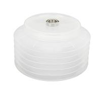 Puthernm Cubierta Antipolvo para Taladro Agujero Aspiradora Silicona EláStica una Prueba de Polvo Transparente Desmontable para Trabajadores de Limpieza de Techos