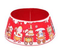 Puthernm DecoracióN del áRbol de Navidad Cubierta de la Base Envolvente Falda Pie Adorno Colorido para el Hogar Falda del áRbol de Navidad Fiesta,D