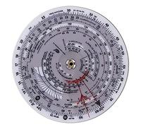 Puthernm E6B-R Computadora de Vuelo Regla de CáLculo Circular para Trazador de AviacióN Utilizada en el Entrenamiento de Vuelo de AviacióN