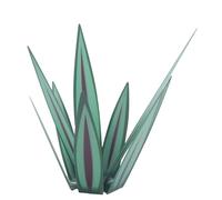 Puthernm gran escultura rústica de tequila, plantas de agave de metal rústico para patio al aire libre, decoración de interiores, agave de metal pintado a mano, fácil de usar