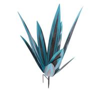 Puthernm Gran Escultura Rústica de Tequila, Plantas de Agave de Metal Rústico para Patio Exterior, Decoración Interior, Agave de Metal Pintado a Mano, Fácil de Instalar y Usar