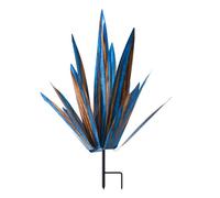 Puthernm Gran Escultura Rústica de Tequila, Plantas de Agave de Metal Rústico para Patio Exterior, Decoración Interior, Agave de Metal Pintado a mano, Fácil de Usar H