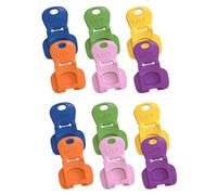 Puthernm - Lote de 12 abridor de cajas para tapa, tapón protector colorido para lata de bebida para refrescos, cerveza, abrelatas de protección para refrescos