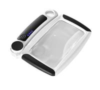 Puthernm Lupa de Mano Recargable con Iluminación de 20 LED, 5/20/45X, para Leer Letras Pequeñas A Personas Mayores