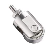 Puthernm Punto de Contacto del Rodillo para Indicador de Cuadrante Rueda de 10 mm de DiáMetro Rosca M2.5 Cabezal de MedicióN de Rodillo de Acero Inoxidable