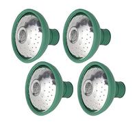 Puthernm Reemplazo Universal de Cabezal de Regadera de Jardín de 4 Piezas, Herramienta de Riego de Jardín de Repuesto de Boquilla de Tapa de Boquilla de Regadera