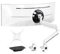 PUTORSEN Soporte de Sobremesa para Pantallas Planas y Curvas de 17"-57", TV y Monitor de hasta 27 kg, Aluminio de Primera Calidad con Resorte de Gas