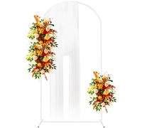 Putros Soporte de arco de metal para telón de fondo de boda, marco de arco cuadrado para fiesta de cumpleaños, despedida de soltera, baby shower, decoración de ceremonia