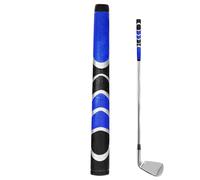 Putter Grip, Golf Club Handle, 10.83 Inches Length Tear-Resistant Rubber Leather Grip, Training Accessory for Athletes Family Teens, Practice Use, Friends, or Athletic, Black