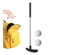 Putter MinniGolf - Tête en de zinc Avec Manche en Acier inoxydable et Grip en TPR, Club Portable bidirectionnel | Clubs de mini-Golf antiruille Pour adultes, Maison, Chambre, école,