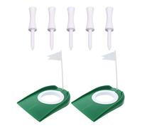 Putters De Golf De 2 Piezas Y Picos De Golf De 5 Piezas, Ayudas para El Entrenamiento De Golf, Accesorios De Práctica De Mini Golf En Interiores, Accesorios De Golf Portátiles