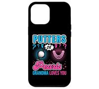 Putters or Pearls Grandma Loves You Baby revela el género del golf Carcasa para iPhone 12 Pro Max