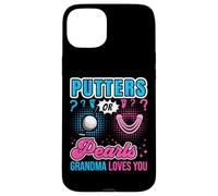 Putters or Pearls Grandma Loves You Baby revela el género del golf Carcasa para iPhone 15 Plus