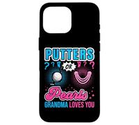 Putters or Pearls Grandma Loves You Baby revela el género del golf Carcasa para iPhone 16 Pro Max