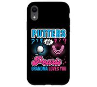 Putters or Pearls Grandma Loves You Baby revela el género del golf Carcasa para iPhone XR