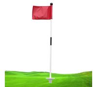 Putting Green Flags - De Bandera De De Fibra De Vidrio Desmontable, Marcador De Práctica De Putt Duradero | Accesorios De Portátiles para Césped De Patio Trasero, Entrenamiento En