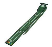 Putting Mat, Indoor Golfs Training Green, 44 x 31 x 13 cm, Automatic Ball Return, Velvet Outside Practice, Portable Golfs Putting Aid for Home, Workplace, Backyard