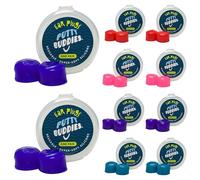Putty Buddies Tapones de oído de natación súper suaves y cómodas para niños (bloque de agua) 10 pares Clasificado
