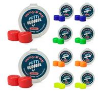 Putty Buddies Tapones flotantes para nadar y bañarse (inventado por un médico) mantienen el agua fuera (10 pares) Clasificado