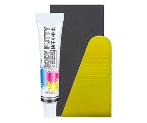 Putty de relleno de abolladura de coche | Fórmula de secado rápido | Reparación de chips de pintura | Auto Scratch Fillerr | Cobertura de profundidad de 2 mm | Accesorio de pulido | Para abolladuras,