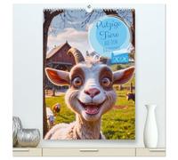 Putzige Tiere - Auf dem Bauernhof (hochwertiger Premium Wandkalender 2026 DIN A2 hoch), Kunstdruck in Hochglanz: Ein bezaubernder Tierkalender mit ... von Bauernhoftieren für jeden Monat.