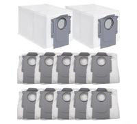 Puupaa 12 bolsas de repuesto para aspiradora Roborock QV 35A 35S Robot Partes de aspiradora, bolsas de polvo de gran capacidad