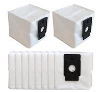 Puupaa Bolsas de repuesto para aspiradora TAPO RV30 Plus RV10 Plus RVA200 Robot Partes, bolsas de polvo de gran capacidad (paquete de 10)