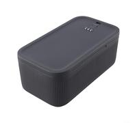 Puupaa Caja de seguridad segura para teléfonos y objetos de valor, reductor de distracción digital, solución de almacenamiento compacta, fácil de usar (azul gris)