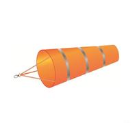 Puupaa Calcetines de viento RipStop para exteriores con cinturón de seguridad reflectante para una observación precisa de la dirección del viento en entornos agrícolas e industriales (naranja gris)