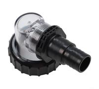 Puupaa Conjunto de tapa de prefiltro transparente para SPS25 para SPS50 para SPS75 para bomba de piscina SPS100, cubierta ABS con junta tórica y kit de montaje de tornillo