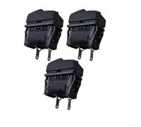 Puupaa Interruptor de botón para limpiadores de vapor Karcher SC3, pieza de repuesto 15A 250VAC(3 piezas)