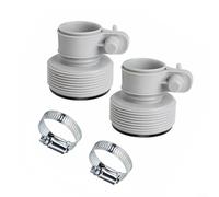 Puupaa Juego de 2 adaptadores de conversión de manguera de piscina de 1.25 a 1.5 pulgadas, conector de manguera de 38 mm para Intex serie B modelo 25009