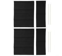 Puupaa Juego de 2 funda de repuesto para sillas, fundas de asiento de silla de director plegables y lavables, para muebles de exterior, hogar y jardín