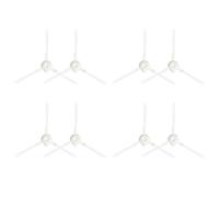 Puupaa Juego de cepillos laterales de repuesto, paquete de 8 unidades para aspiradora robot Rowenta X-Plorer Series 20/40/45/50, compatible con ZR720002