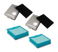 Puupaa Juego de filtros HEPA de filtro fino para polvo Miele para aspiradora Blizzard CX1, Boost CX1 Cat & Dog, números de pieza 11639240 SF-HY 60 11639250 CX-FSF(2 juegos)