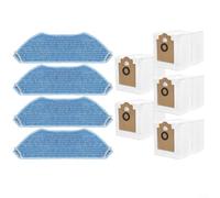 Puupaa Kit de accesorios para robot aspirador para Lefant M2 Pro/M2S Pro con 4 paños de microfibra y 5 bolsas de polvo