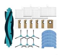 Puupaa Kit de repuesto para aspiradora Midea VCR11 / VCR11W / VCR11B, VCR MI6BK / MI6WH, cepillo principal, cepillos laterales, filtros HEPA, paños de fregona, bolsas de polvo (B)