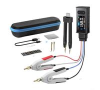 Puupaa LCR-ST2 2 en 1 Digital LCR ESR Abrazadera Medidor para componentes electrónicos SMD con clip Kelvin, pantalla a color de 1.47 pulgadas, escaneo de frecuencia de 100 Hz-100 kHz y magnético