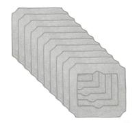 Puupaa Paño de limpieza para Ecovacs para Winbot Mini limpiador de ventanas, almohadillas de fregona lavables, paño de limpieza, accesorios de repuesto (paquete de 10)