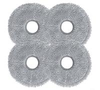 Puupaa Paños de fregona para Cecotec para Conga 9590 9990 10090 Spin para aspiradoras robot ultra potentes, piezas de repuesto lavables y reutilizables (paquete de 4)